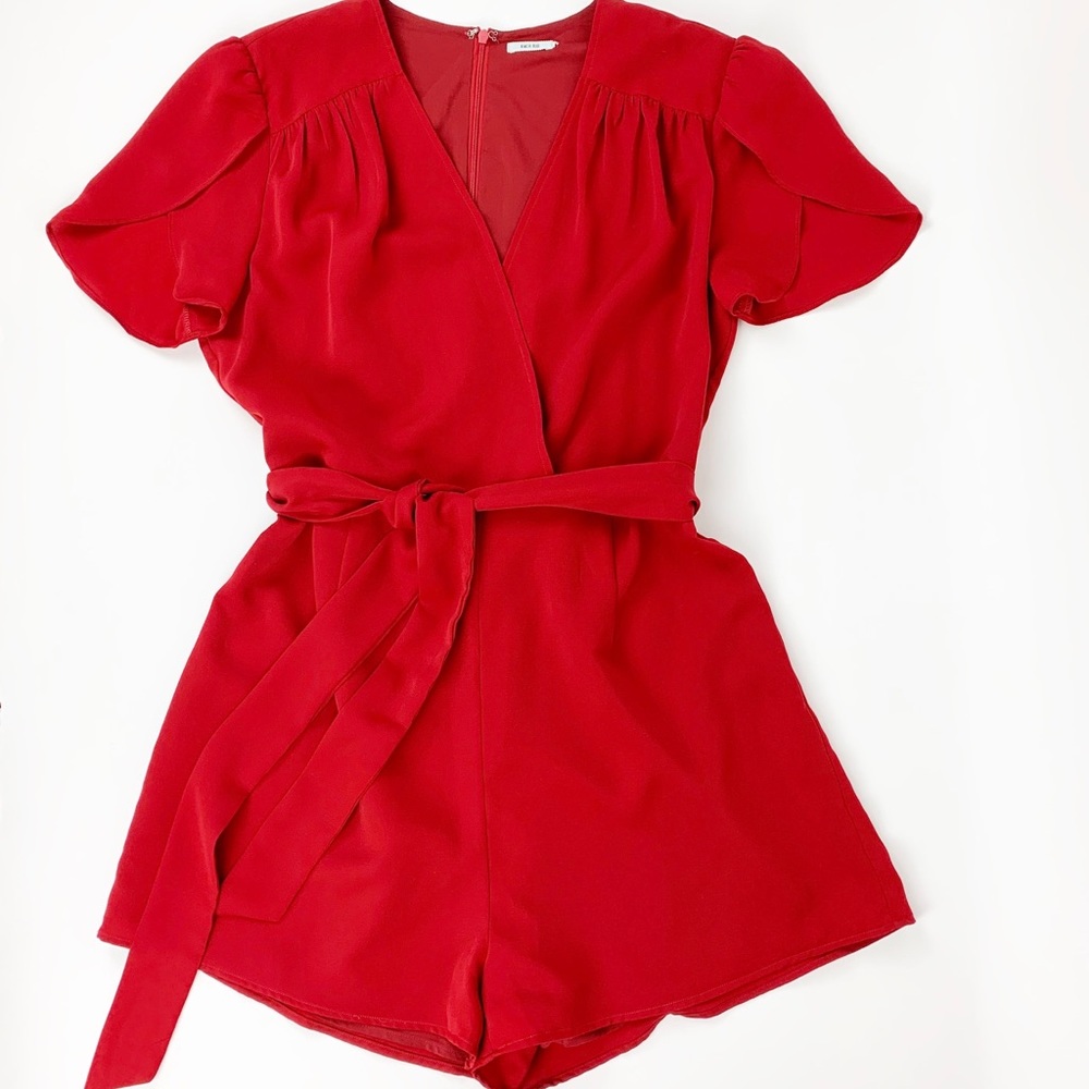 Urban Outfitters Kimchi Blue Red Romper NSF